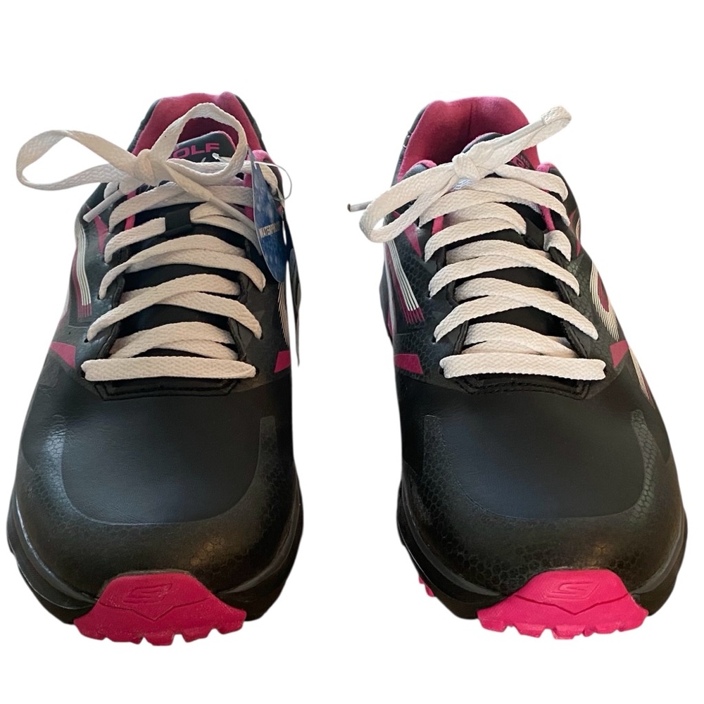 Skechers Women's GoGolf Blade Black & Pink Golf Shoes 9 New Without Box - Picture 4 of 13